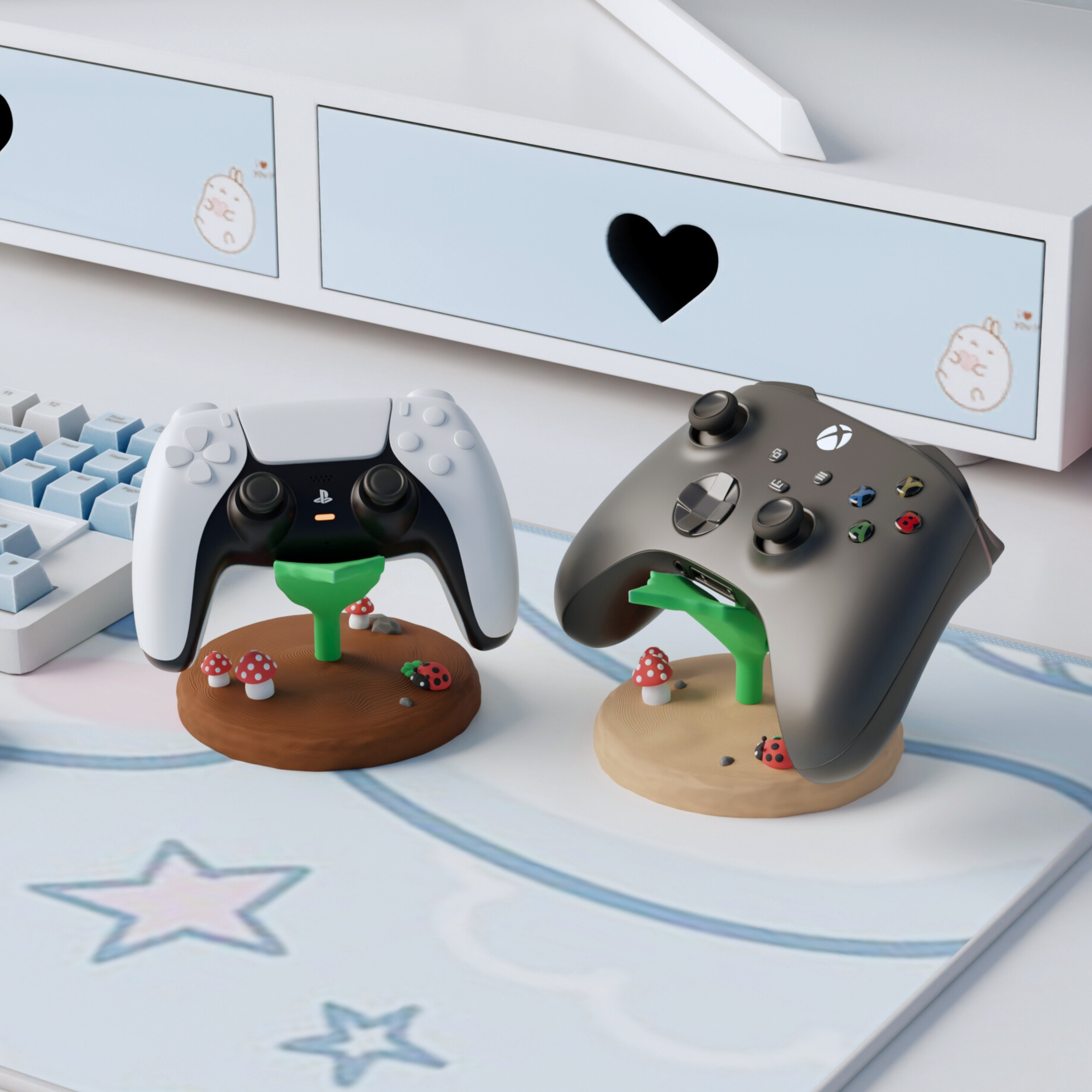 Cottagecore Controller Stand