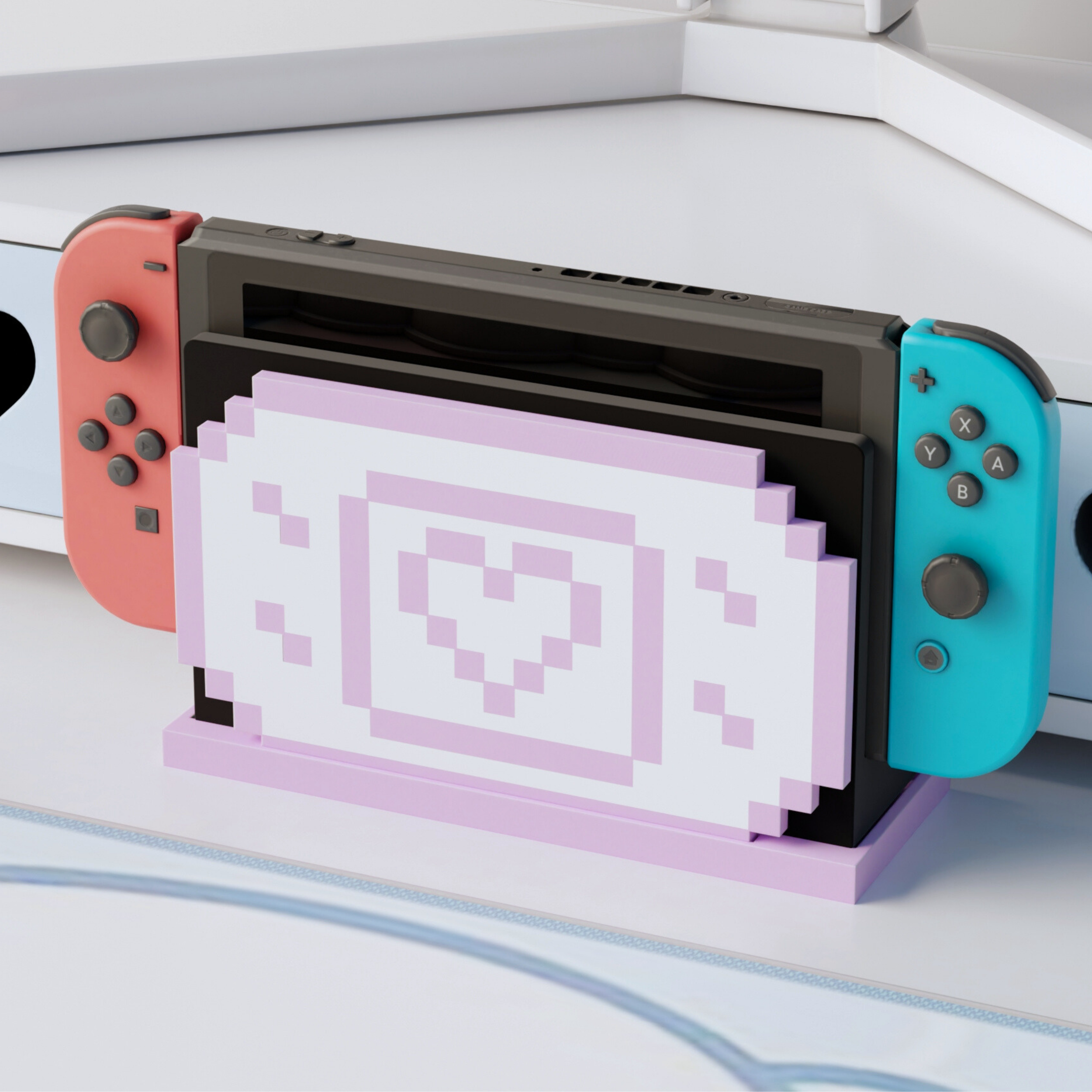 Cache-station d'accueil Pixel Heart Switch