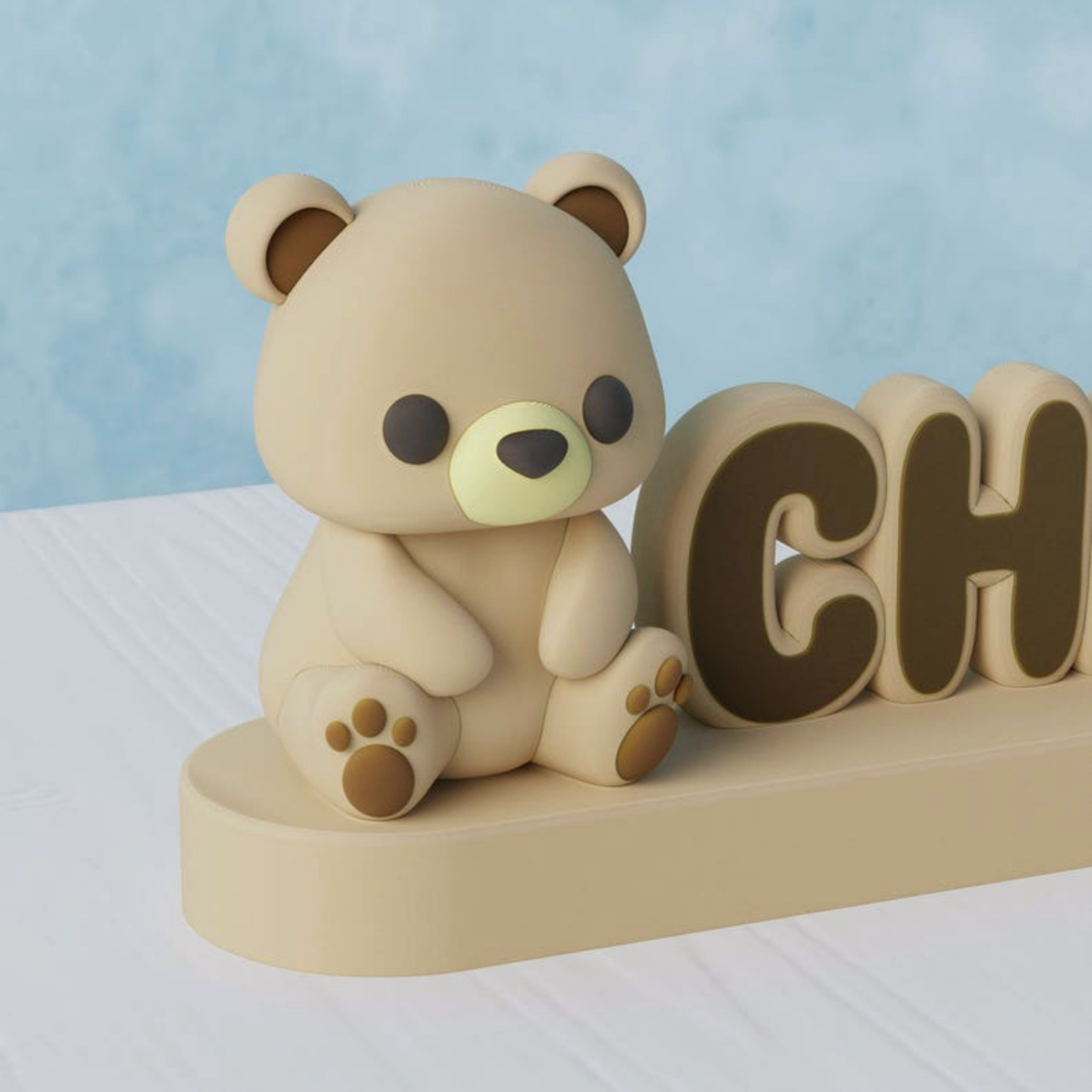 Bear Nameplate