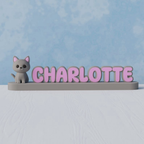 Cat Nameplate