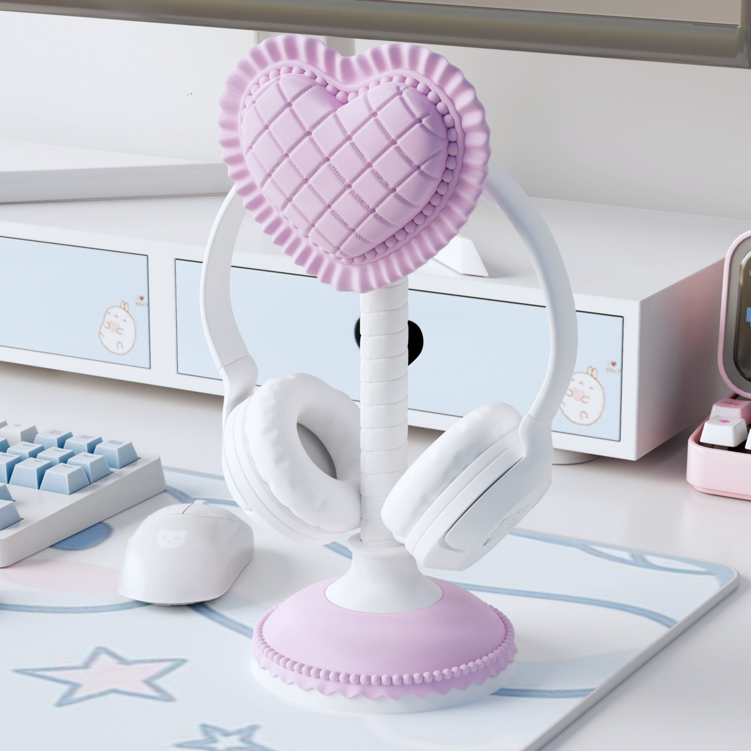 Coquette Heart Headphone Stand