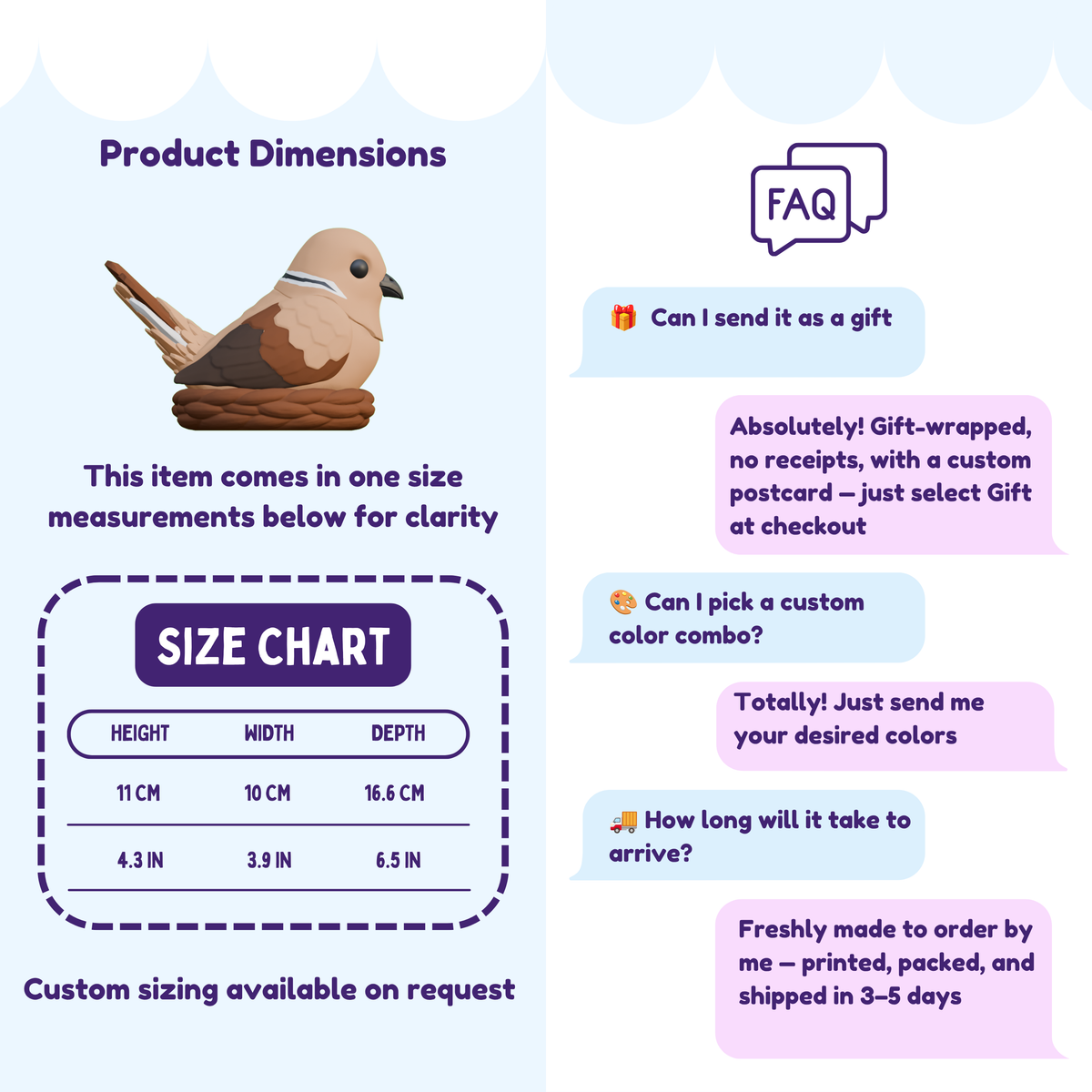 Mourning Dove Controller Stand