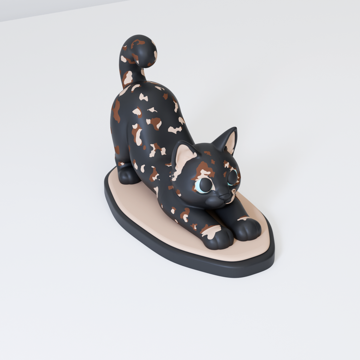 Tortoiseshell Cat Controller Stand